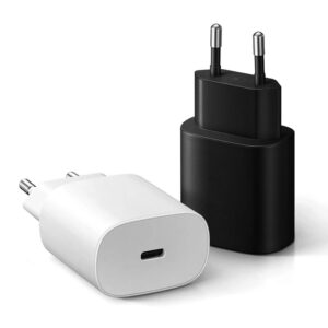 Negro y blanco 25W GaN cargador para Samsung con la UE, Reino Unido, EE.UU., AUS Plug