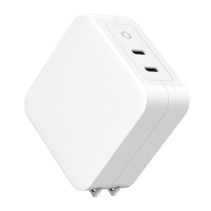 Cargador GaN WEG-100-CC personalizado en blanco y negro con enchufe EU,UK,US,AUS