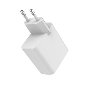 WEG-45-CC Cargador GaN negro y blanco de 45 W con enchufe EU, UK, US, AUS