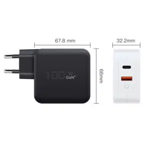 WEP-100-CA Black&White 100W GaN Charger