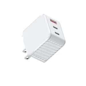 Custom 65W Black&White GaN Charger With EU,UK,US,AUS Plug