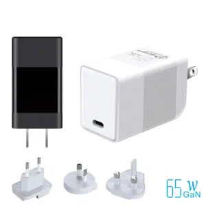 WEP-65-C 65W GaN Charger With EU,UK,US,AUS Plug