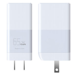 WEP-65-CCA Adaptador GaN de 65 W con enchufe personalizable