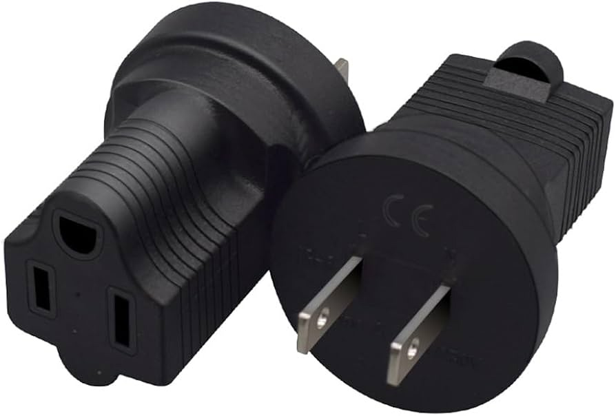 US Type A plug with two flat blades