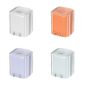 Ice Cube fast charging adapter with compact size and vibrant color options