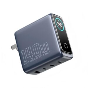 Ładowarka WEX140S 140 W z inteligentnym ekranem GaN i wyświetlaczem AI
