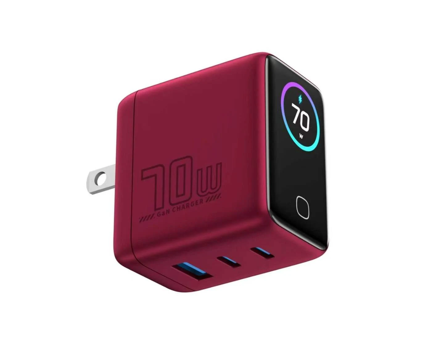WEX70 RED GaN smart screen charger
